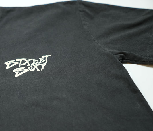 DISTRESSED TEE - S T R E E T   S U R F - " Made In The Streets"